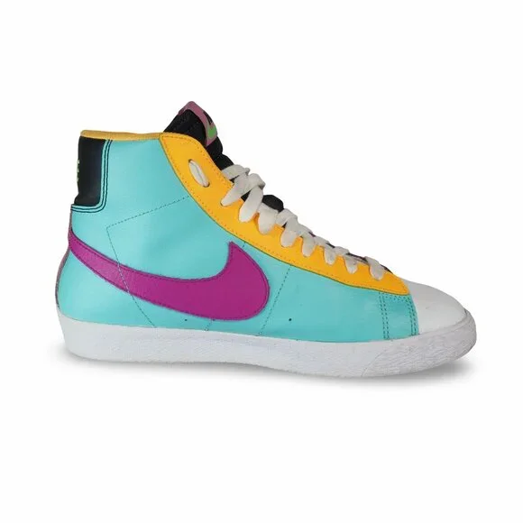 Nike Blazer Mid GS Aurora Purple Orange Youth 6 Women's 7.5 CZ9441-400 Color - Picture 7 of 11